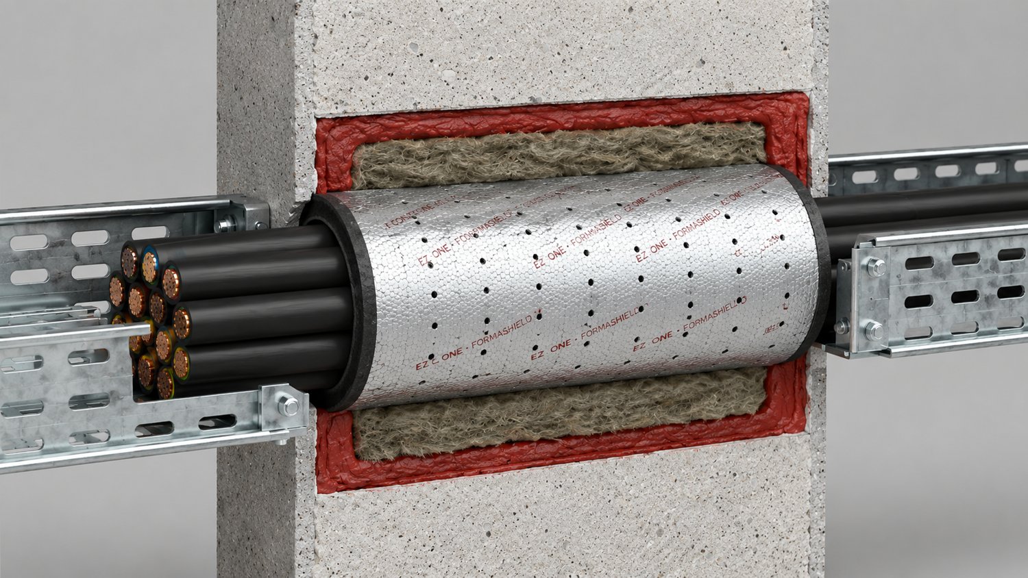 FORMASHIELD cable penetration firestop
